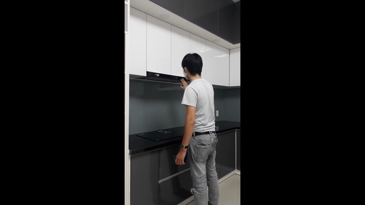 Bàn giao Tủ bếp MDF Acrylic quận Liên Chiểu, Đà Nẵng