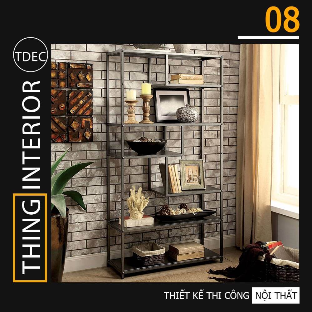 kệ sách bằng sắt
