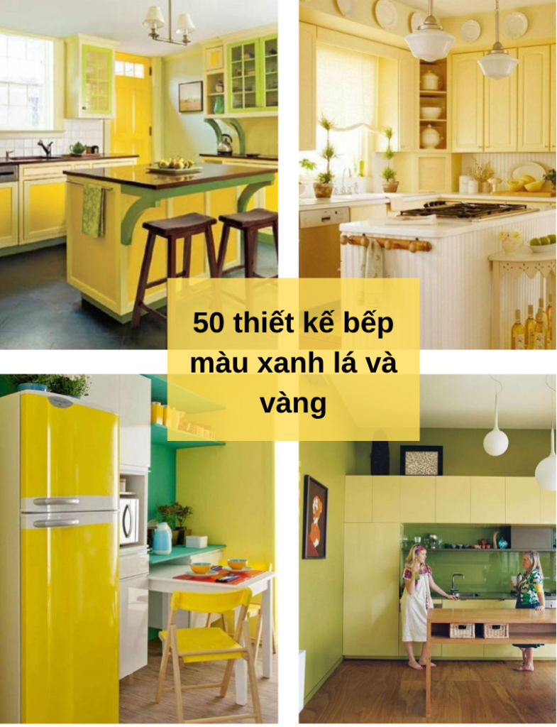 Nhà bếp màu xanh lá và màu vàng tươi sẽ mang đến cho bạn một không gian vui tươi, tràn đầy năng lượng và sự tươi mới. Với sự kết hợp hài hòa giữa màu xanh lá và màu vàng tươi, không gian bếp sẽ thể hiện được sự ấm áp và đầy sức sống.