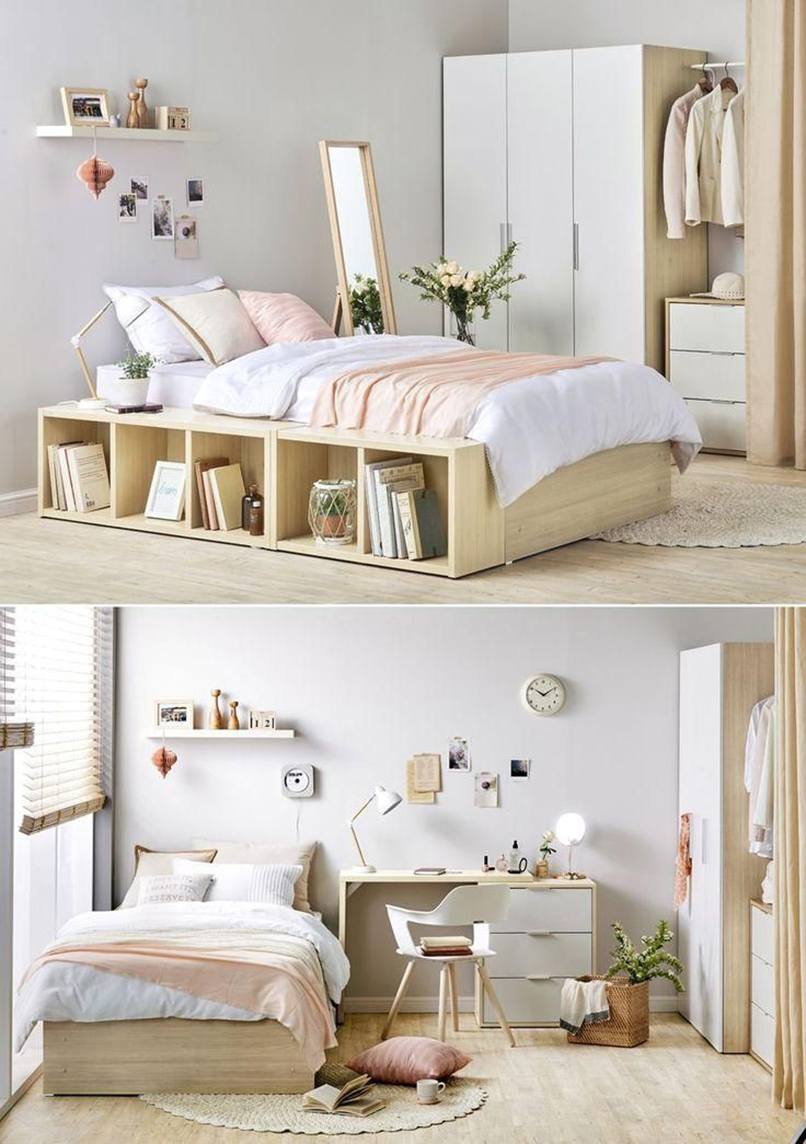 TOP mẫu thiết kế phòng ngủ siêu nhỏ gọn, đẹp, đơn giản, tiết kiệm |  Cleanipedia
