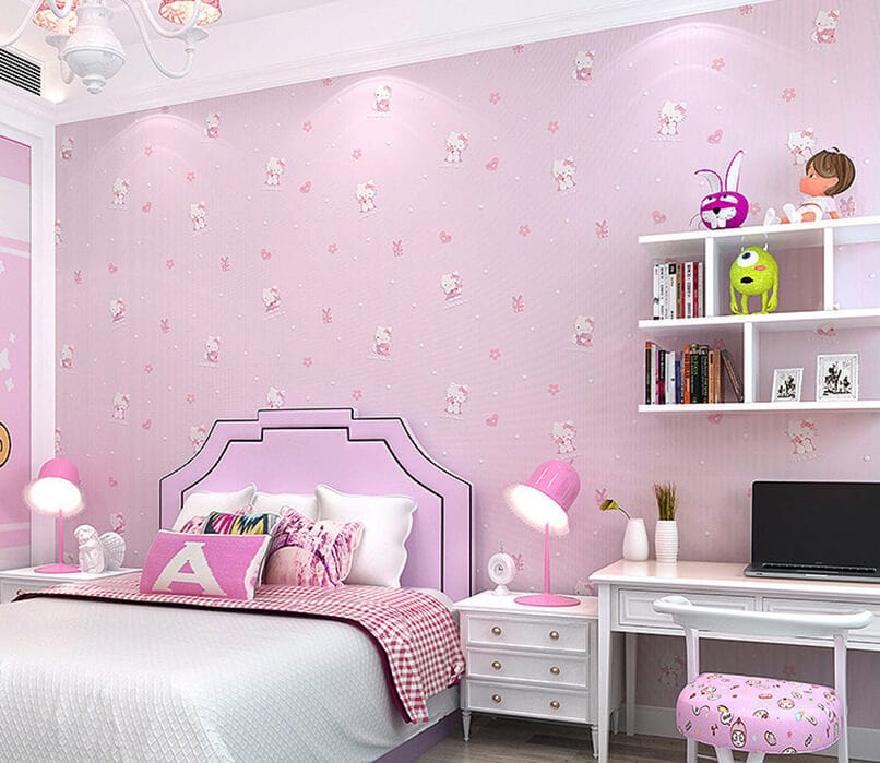 35+ Ý tưởng giấy dán tường cho bé gái trong phòng ngủ đẹp | VN THING