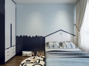 phòng ngủ màu xanh da trời (1)