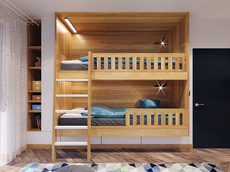 thiết kế giường tầng thông minh (4)