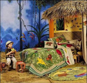 phòng ngủ nhiệt đới đẹp cho trẻ em (10)
