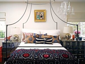 phòng ngủ phong cách bohemian đẹp, độc đáo (22)