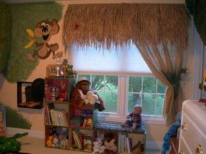 phòng ngủ trẻ em chủ đề rừng nhiệt đới (1)
