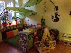 phòng ngủ trẻ em phong cách rừng rậm (10)