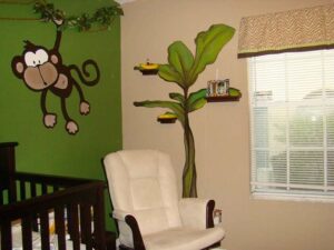 phòng ngủ trẻ em phong cách rừng rậm (3)