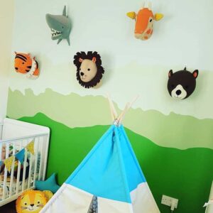 phòng ngủ trẻ em phong cách rừng rậm (4)
