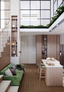 thiết kế nội thất căn hộ duplex (10)