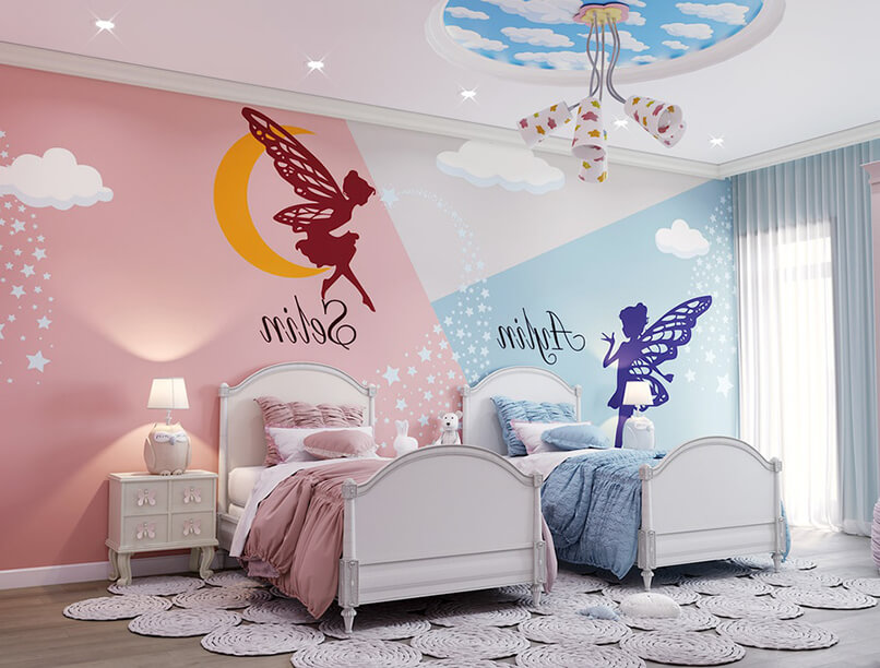 tranh vẽ tường phòng ngủ (4)