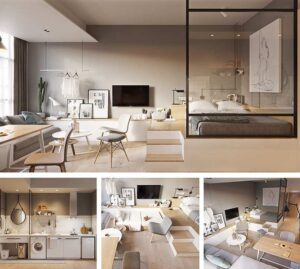 thiết kế căn hộ studio đẹp (6)