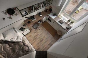 ý tưởng thiết kế căn hộ studio (2)