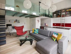 thiết kế gác lửng trong căn hộ chung cư đẹp (5)