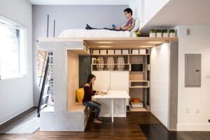 thiết kế gác lửng trong căn hộ chung cư đẹp (6)