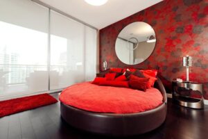 giường tròn trong thiết kế nội thất (4)