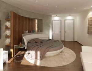 giường tròn trong thiết kế nội thất (6)