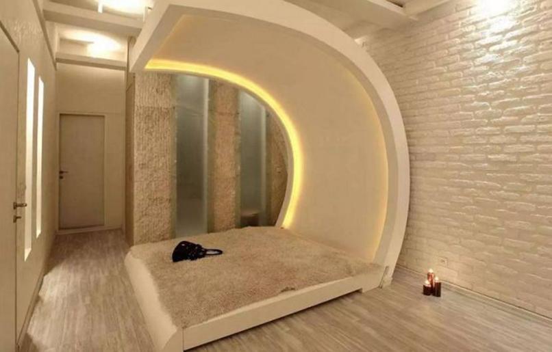 giường tròn trong thiết kế nội thất (9)