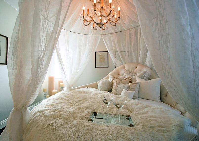 giường tròn trong thiết kế nội thất phòng ngủ (7)