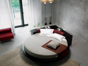 giường tròn trong thiết kế nội thất phòng ngủ (8)
