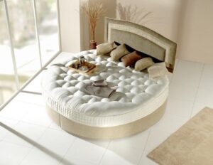 giường tròn trong thiết kế nội thất phòng ngủ (9)