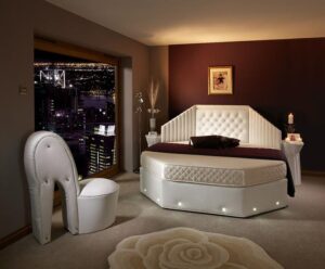 ý tưởng thiết kế giường tròn trong nội thất (3)