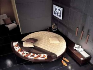 ý tưởng thiết kế giường tròn trong nội thất (4)