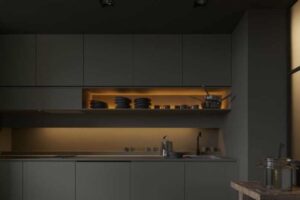 bố trí các ý tưởng đèn cho nhà bếp (3)