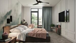 thiết kế phòng ngủ có ban công đẹp (7)