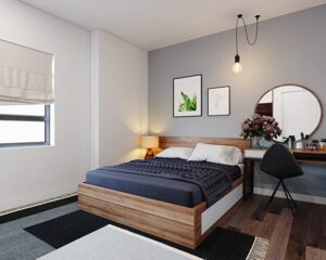 thiết kế phòng ngủ giường bệt (1)