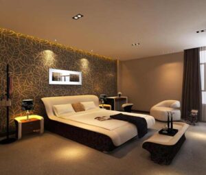 thiết kế phòng ngủ màu nâu nhạt ấm cúng (2)