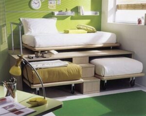 ý tưởng cải tạo phòng khách thành phòng ngủ (2)