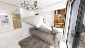 ý tưởng cải tạo phòng khách thành phòng ngủ (8)