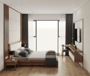 thiết kế mẫu trần thạch cao phòng ngủ vợ chồng (3)