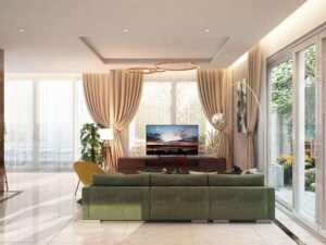 ý tưởng thiết kế vách tivi phòng khách (3)