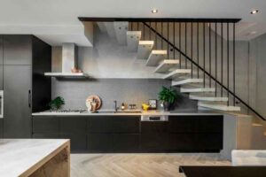 thiết kế cầu thang ở phòng bếp (6)