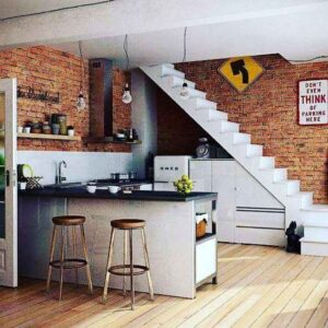 thiết kế cầu thang ở phòng bếp (7)