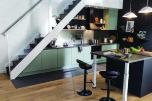 thiết kế cầu thang ở phòng bếp đẹp (5)