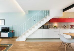 thiết kế cầu thang ở phòng bếp đẹp (6)