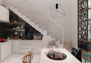 thiết kế cầu thang ở phòng bếp đẹp (7)