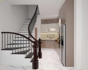 thiết kế cầu thang ở phòng bếp đúng phong thủy (10)