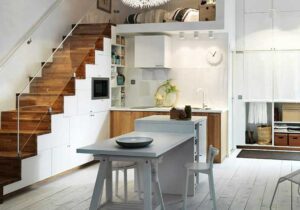 thiết kế cầu thang ở phòng bếp đúng phong thủy (4)