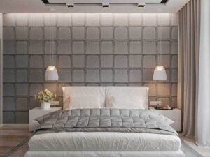 phòng ngủ tông xám trắng độc đáo (3)