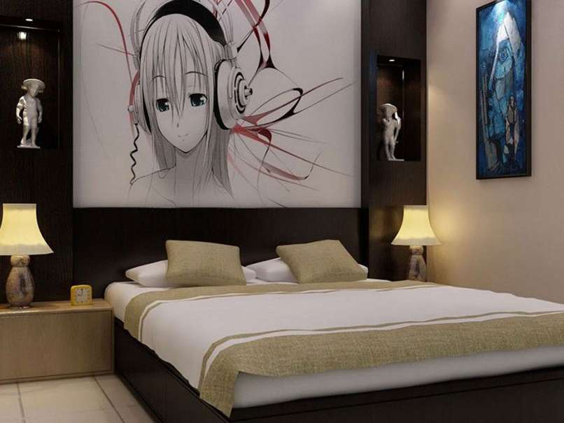 thiết kế phòng ngủ anime đẹp, độc đáo (7)