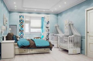 thiết kế phòng ngủ chung cho bố mẹ và con (14)