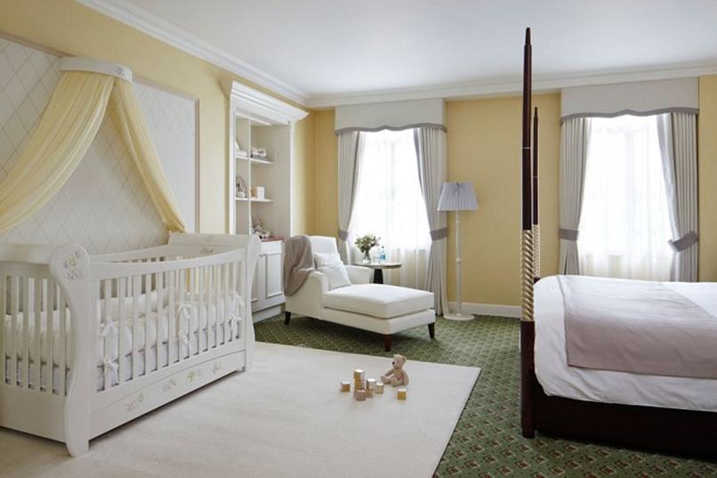thiết kế phòng ngủ chung cho bố mẹ và con khoa học (7)