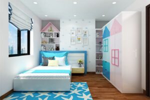 ý tưởng phòng ngủ cho bé gái màu xanh (2)
