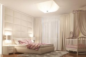 ý tưởng thiết kế phòng ngủ chung cho bố mẹ và con (6)