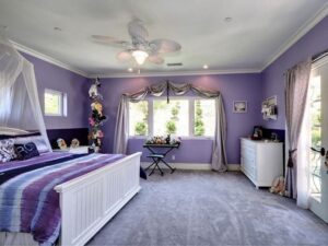 phòng ngủ màu tím đẹp, độc đáo (6)