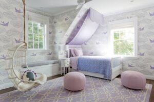phòng ngủ màu tím đẹp, độc đáo (8)